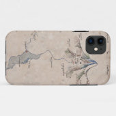 Sindarin Map of the Lonely Mountain Case-Mate iPhone Case (Achterkant (horizontaal))