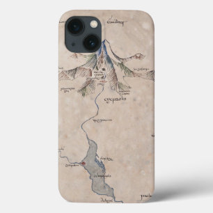 Sindarin Map of the Lonely Mountain Case-Mate iPhone Case