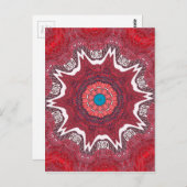 Sindh etnische stammenpatronen briefkaart (Voorkant / Achterkant)