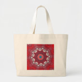 Sindh etnische stammenpatronen grote tote bag (Voorkant)