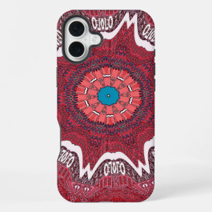 Sindhi Etnisch Stam Patroon Kunstprint iPhone 16 Plus Hoesje
