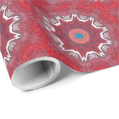 Sindhi Etnische Stammen Patroon Art Print Cadeaupapier (Rol Hoek)