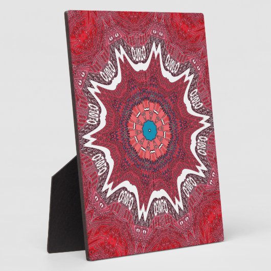 Sindhi Etnische Stammen Patroon Art Print Fotoplaat (Zijkant)