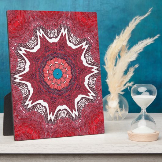 Sindhi Etnische Stammen Patroon Art Print Fotoplaat (Zijkant)