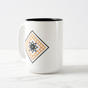 Sindhi Star  Tweekleurige Koffiemok
