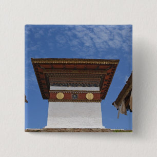 Sindokha Dzong, Dochu La Pas Vierkante Button 5,1 Cm