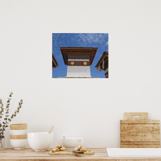 Sindokha Dzong, Dochu La Pass Poster (Keuken)