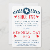 Sinds 1776 - American Pride / Memorial Day BBQ Kaart (Voorkant)