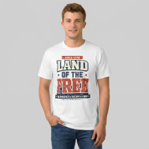 Sinds 1776 Land van de Vrije Patriotische Heren US