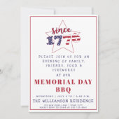 Sinds 1776 - Patriottische Amerikaanse Dag van de  Kaart (Voorkant)