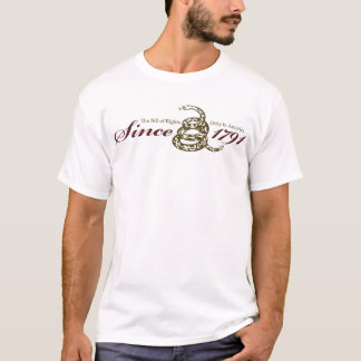 Sinds 1791 - het Handvest van de grondrechten T-shirt