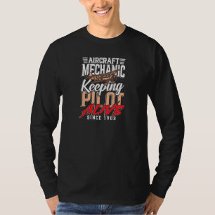 sinds 1903 vliegende piloot van de machinist van v t-shirt