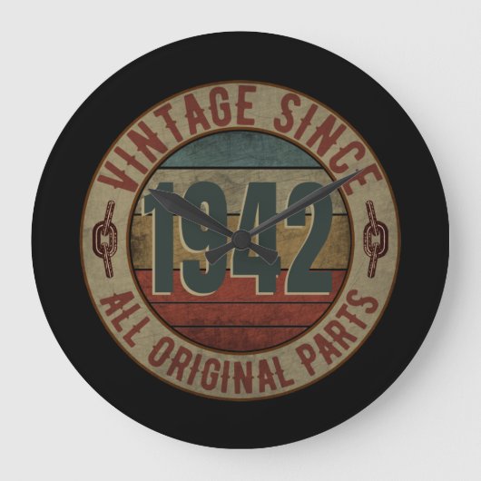 SINDS 1942 ALLE ORIGINELE DELEN GROTE KLOK (Voorkant)