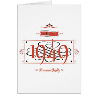 Sinds 1949 (rood en zwart)