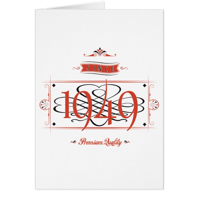 Sinds 1949 (rood en zwart) (Voorkant)