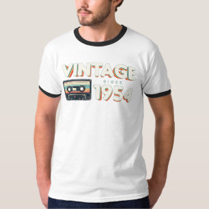 sinds 1954 Nostalgische & muziek Geboorte T-shirt