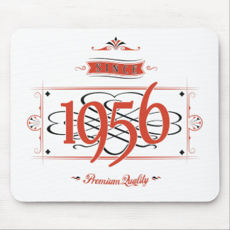 Sinds 1956 (rood en zwart) muismat