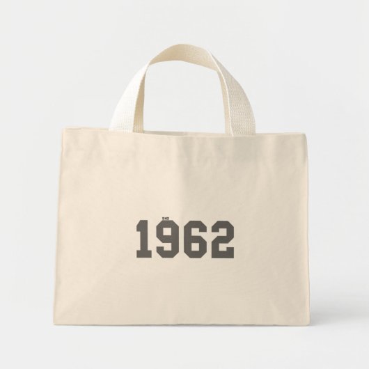 Sinds 1962 mini tote bag (Voorkant)