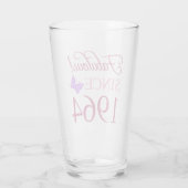 Sinds 1964 60ste verjaardag glas (Achterkant)