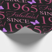 Sinds 1965 60ste verjaardag cadeaupapier (Hoek)