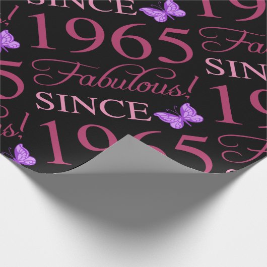 Sinds 1965 60ste verjaardag cadeaupapier (Hoek)