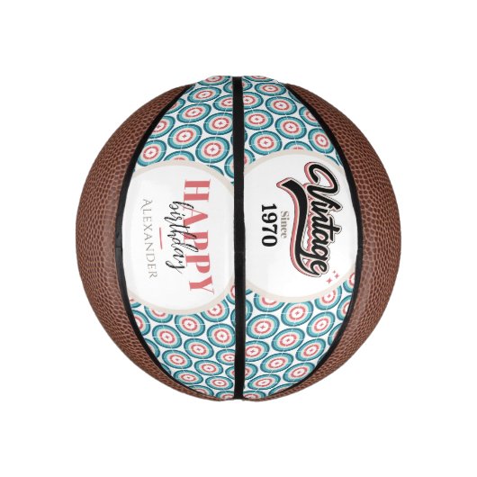 sinds - 1970 basketbal (Verticaal)