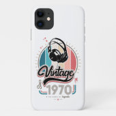  sinds 1970 Hoofdtelefoon Case-Mate iPhone Case (Achterkant)