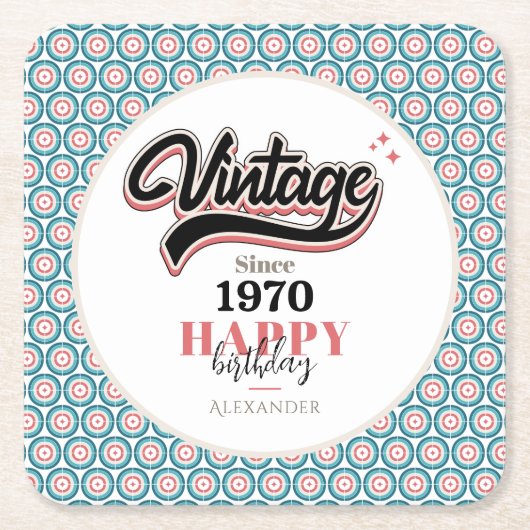  sinds - 1970 kartonnen onderzetters (Voorkant)