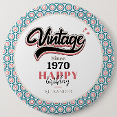  sinds - 1970 ronde button 6,0 cm (Voorkant)