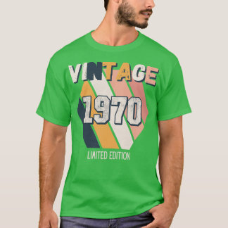 sinds 1970 Verjaardag Retro Fun T-shirt