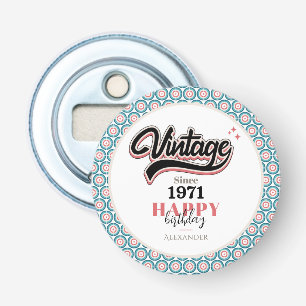 sinds - 1971 button flesopener