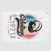 sinds 1971 Hoofdtelefoon Golfhanddoek (Horizontaal)