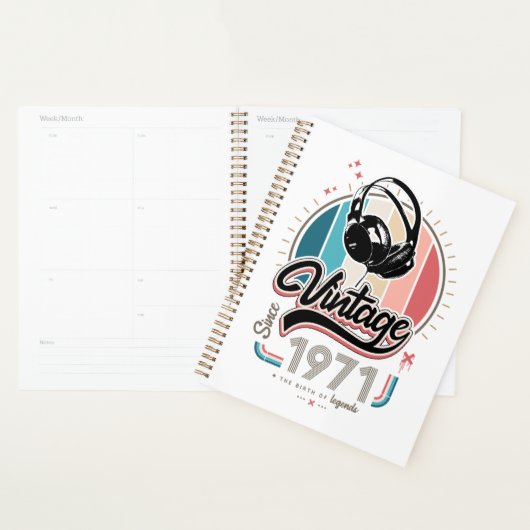  sinds 1971 Hoofdtelefoon Planner (Display)