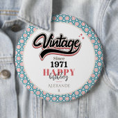  sinds - 1971 ronde button 6,0 cm (In situ)