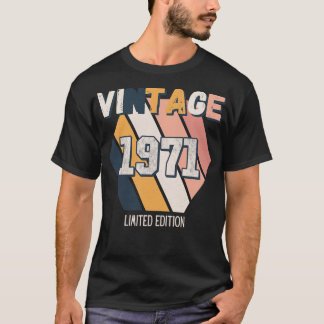 sinds 1971 Verjaardag Retro Fun T-shirt
