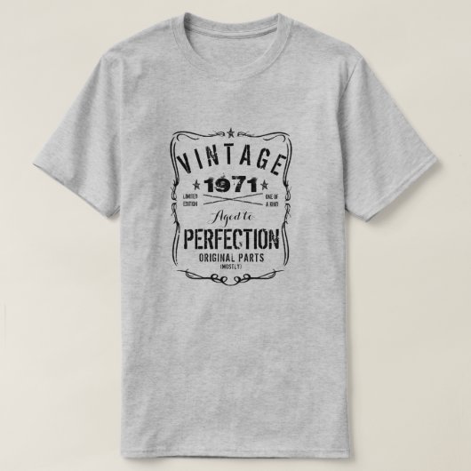  SINDS 1971 VERLEDEN DE PERFECTIE T-SHIRT (Design voorkant)