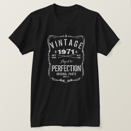  SINDS 1971 VERLEDEN DE PERFECTIE T-SHIRT (Design voorkant)