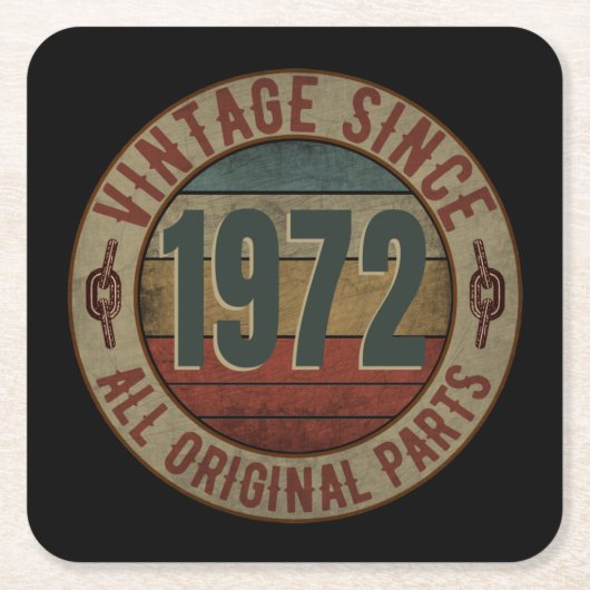  SINDS 1972 ALLE ORIGINELE DELEN KARTONNEN ONDERZETTERS (Voorkant)