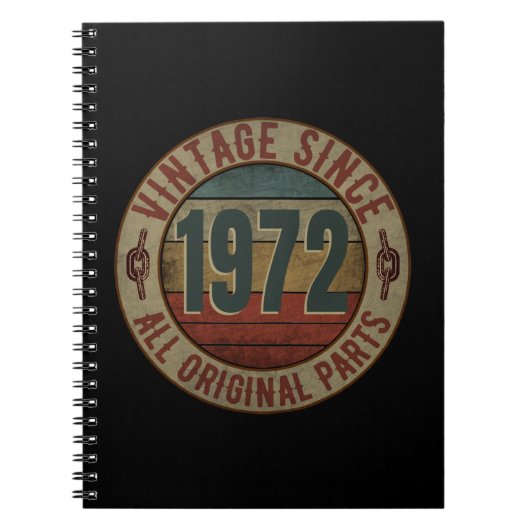  SINDS 1972 ALLE ORIGINELE DELEN NOTITIEBOEK (Voorkant)