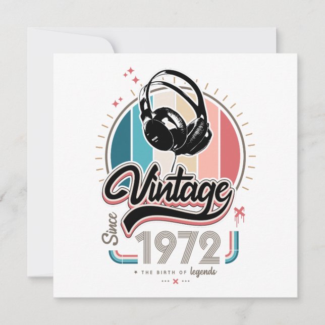  sinds 1972 Hoofdtelefoon (Voorkant)