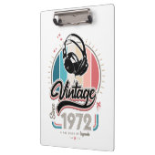  sinds 1972 Hoofdtelefoon Klembord (Links)