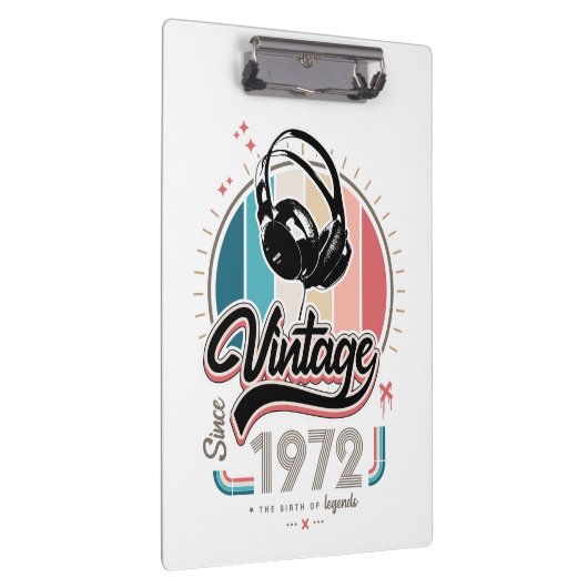 sinds 1972 Hoofdtelefoon Klembord (Rechts)