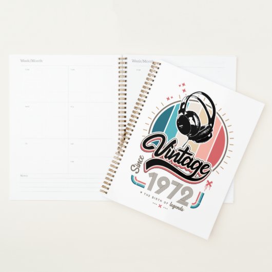  sinds 1972 Hoofdtelefoon Planner (Display)