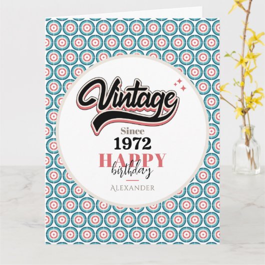  sinds - 1972 kaart (Gele Bloem)