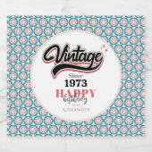 sinds - 1973 bier etiket (Enkel label)