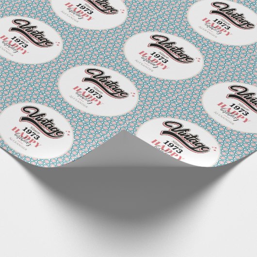  sinds - 1973 cadeaupapier (Hoek)