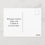  sinds 1973 Hoofdtelefoon Briefkaart (Achterkant)