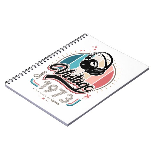 sinds 1973 Hoofdtelefoon Notitieboek (Linkerzijde)