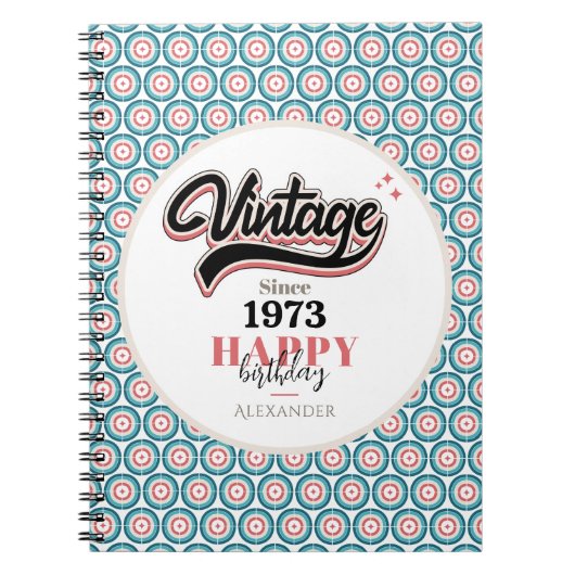  sinds - 1973 notitieboek (Voorkant)