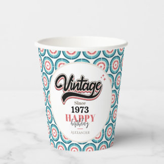 sinds - 1973 papieren bekers